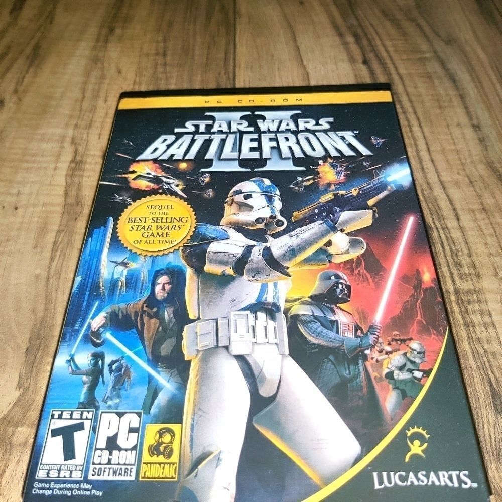 Star Wars Battlefront II PC CD ROM  Disc Set with